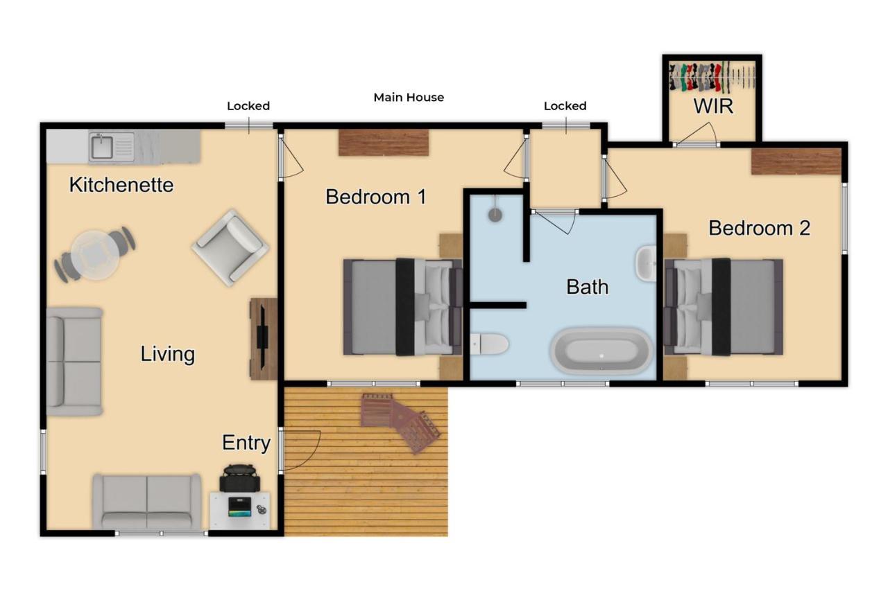 Sweet Magnolia 1 Or 2 Bedroom Suite St Kilda Cambridge With Complimentary Continental Breakfast Exterior photo